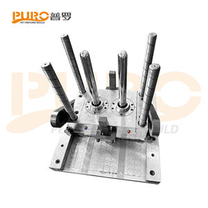 Cetakan Injeksi Preform PET 2 Rongga Puro dengan Hot Runner Pin Valve Mold untuk Produksi Botol Plastik Hasil Tinggi - Product Image 6