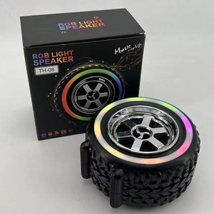 Thiết Kế Mới Bluetooth Loa Âm Thanh Với RGB Ánh Sáng Âm Nhạc Máy Nghe Nhạc Xe Hình Dạng Bánh Xe Loa Không Dây Mini Loa Hỗ Trợ <span class=keywords><strong>TF</strong></span> U Đĩa - Product Image 3
