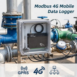 Contrôleur de télémétrie Modbus 4G GPRS GSM SMS GPS RS485, enregistreur de données de compteur d'eau, enregistreur de débit et de pression, OEM ODM - Product Image 1