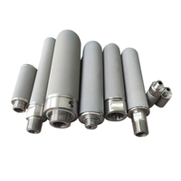 Filtre en métal poreux en titane PINSHANG 0,2 µm 0,5 3 1 5 2 25 10 microns 316L 304 en acier inoxydable fritté, diffuseur d'air, Chine