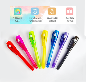 Bolígrafo de <span class=keywords><strong>tinta</strong></span> <span class=keywords><strong>invisible</strong></span> estilo niña con marcador mágico de luz UV para mensajes secretos y bolsas de golosinas para niños juguete - Product Image 5