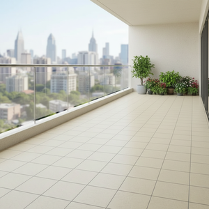 Piastrella Rustica Tradizionale in Gres Porcellanato Effetto Sale e Pepe 300x300mm Antiscivolo per Interni Villa - Product Image 2