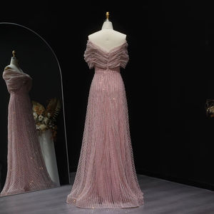 Jancember LSZ064 <span class=keywords><strong>Abiti</strong></span> <span class=keywords><strong>da</strong></span> Sera Formali <span class=keywords><strong>da</strong></span> Donna Scintillanti con Fiocco Rosa Fata per Feste - Product Image 3