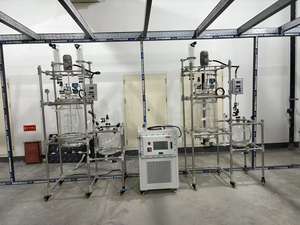 Reator da fase contínua do vidro da elevada precisão | Ideal para a síntese do Peptide do laboratório e a pesquisa química - Product Image 3