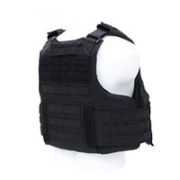 Chaleco Táctico de Protección VANDA 500D de Nailon con Corte Láser, Cierres Impermeables y Sistema Modular MOLLE para Servicio de Seguridad