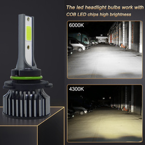 ไฟหน้ารถยนต์ LED H4 Mini COB 6000K 3000K 8000K หลอดอลูมิเนียม สำหรับไฟสูง-ต่ำ ใช้ได้ทั่วไป - Product Image 4