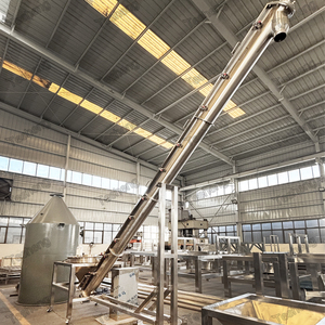 เครื่องยกอนุภาคผงสแตนเลสสายพานลำเลียงมังกรแบบเกลียวถังเดี่ยว - Product Image 3