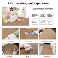Tapis anti-griffures en chanvre pour chat, résistant à l'usure, anti-adhérent, antidérapant, stable, toutes saisons