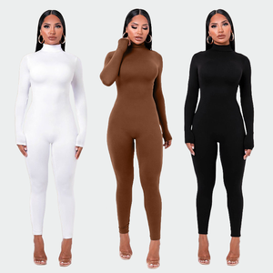 <span class=keywords><strong>Body</strong></span> Stocking da Donna Personalizzato a Collo Alto, Aderente, Elasticizzato, con Cerniera Posteriore, Tinta Unita - Product Image 1