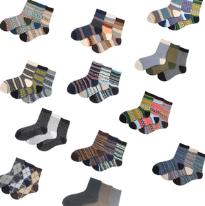 Calze di <span class=keywords><strong>lana</strong></span> autunnali e invernali comode calze calde colorate da <span class=keywords><strong>uomo</strong></span> - Product Image 3