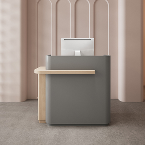 Bureau d'accueil de luxe avec éclairage LED, personnalisé pour les bureaux et salons de beauté, mobilier de spa, article très demandé - Product Image 5