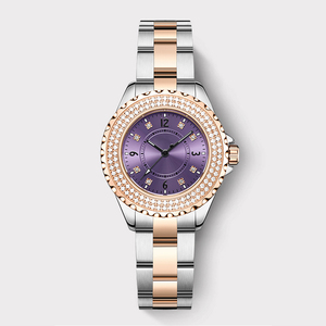 <span class=keywords><strong>VLOVE</strong></span> Reloj de Mujer Moda Madre Perla Dial Piedra Impermeable Luz Reloj de Lujo - Product Image 2
