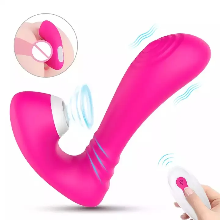 Remote drahtlose Frauen Sexspielzeug für Erwachsene G-Punkt Pussy Vagina Nippel Klitoris Sauger Saugen Vibrator