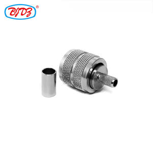 Conector Coaxial RF Macho Recto UHF de Bajo Precio de Fábrica para RG58 RG223 RG142, Convertidor, Conforme a RoHS, en Stock - Product Image 2