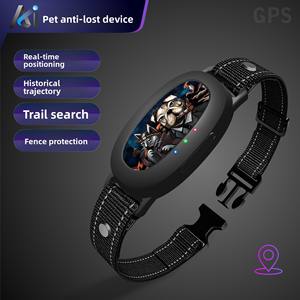 Localizador GPS <span class=keywords><strong>digital</strong></span> para mascotas en tiempo real <span class=keywords><strong>Collar</strong></span> de perro antipérdida impermeable IP67 para seguimiento de red 4G de cachorros y gatos - Product Image 3
