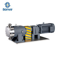 Pompa Lobe Sanitasi Bonve 50BV12-5 untuk Transfer Madu, Penanganan Viskositas Tinggi, Bersih CIP, 316SS, Laju Alir 5m3/H, Tekanan 1.2Mpa