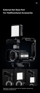 Cámara Profesional 5k para Foto y Video, Videocámara de Mano, Vlog Digital HDV 48MP con Wifi, Infrarrojos, Vlogging, Acción, HDV-255K Video - Product Image 6