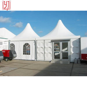 Tente de réception extérieure personnalisée toutes saisons 6x6m avec structure en aluminium et toit haut pour événements - Product Image 2