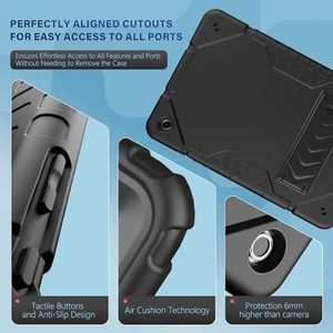 Muestras gratis 2 N 1 niños a prueba de golpes Kickstand cubiertas y estuches de silicona de goma para la tableta para <span class=keywords><strong>Samsung</strong></span> Galaxy 8,<span class=keywords><strong>7</strong></span> <span class=keywords><strong>Lite</strong></span> T220/T225 - Product Image 5