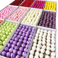 Têtes de fleurs de savon Aida Tulip 5 cm, réalistes, parfumées, faites à la main, pour la fête des mères, bouquet, boîte cadeau, décoration, vente en gros