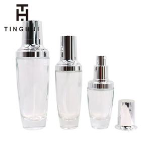 Ensemble de flacons cosmétiques de luxe personnalisés, nouveaux flacons en verre pour toner et lotion, 20g 30g 50g 40ml 100ml 120ml, ensemble d'emballage pour soins de la peau - Product Image 2