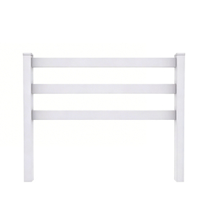 <span class=keywords><strong>Panneaux</strong></span> de clôture élégants en vinyle PVC blanc pour chevaux, vente en gros - Product Image 1