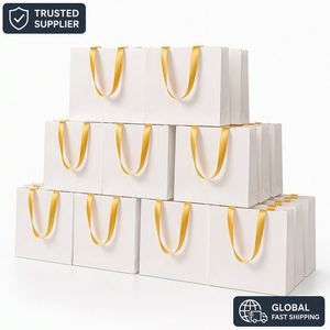 Big Size Art <b>Paper</b> Bag Custom Logo <b>Biodegradable</b> Ribbon Handle Good Quality Cheap Shopping Gift Packaging Supplier Manufacturer - Product Image 5