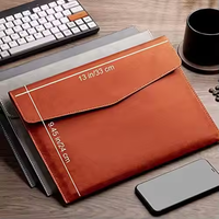 Carpeta Organizadora de Cuero PU Modelo VD-651 de la Marca V-ding con Bolsillos para Proyectos, Portadocumentos Tamaño A4/Carta