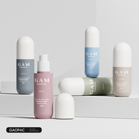 Flacon cosmétique OEM d'usine 30/60/80/100/120ml pour lotion de soin, brume visage, spray capillaire avec pompe et impression sérigraphique