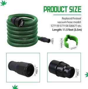 Raccords <span class=keywords><strong>de</strong></span> tuyau d'aspiration pour Festool et Mirka, adaptés aux aspirateurs, seaux à poussière, têtes <span class=keywords><strong>de</strong></span> ponçage électriques et machines à poncer. - Product Image 4