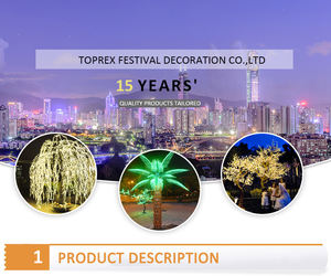 Meilleure vente <span class=keywords><strong>Palmier</strong></span> acrylique d'extérieur Lumière LED Jardin champignon en métal artificiel élégant pour les décorations de rue ou de cour - Product Image 6