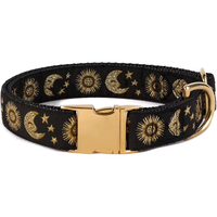 Collier pour chien et chat personnalisé NiBao, vente en gros, plusieurs couleurs, designs personnalisés, avec boucle en métal