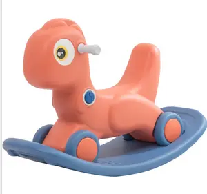 Cheval à bascule en plastique pour enfants, jouet d'équitation pour bébé à l'intérieur - Product Image 1