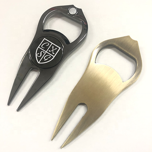 批发3合1磁性球制造商定制啤酒开瓶器和高尔夫草皮工具锌合金和钢价格便宜 - Product Image 1