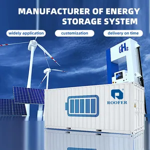 300kwh 500kwh 20ft 40ft 컨테이너 에너지 저장 시스템 1MWh 2MWh LiFePO4 ESS 컨테이너용 배터리