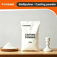 GYPSUMER GC06 Poudre de plâtre ultra blanche, ultra dure, sans bulles, sans impuretés pour bougeoirs en plâtre