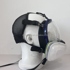 Máscara de gás tóxico de silicone, equipamento de bombeiro - Product Image 6