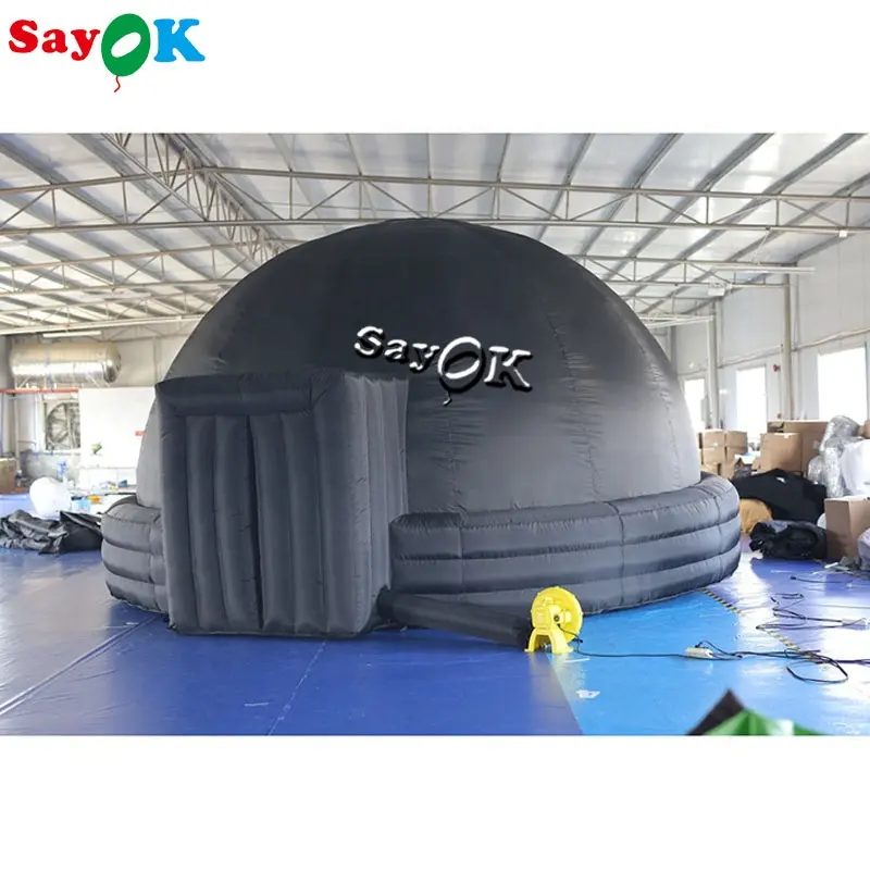 Taşınabilir planetarium şişme kubbe çadır 360 derece dijital planetarium projeksiyon ev projeksiyon