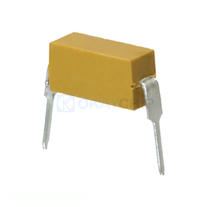 Керамический конденсатор CAP CER 2.2pF 200V C0H 2-DIP CKR22CH2R2DR, 2-DIP, <span class=keywords><strong>2.2</strong></span> пФ, для монтажа на печатную плату - Product Image 1