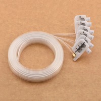 Tuyau d'encre de 1,5 mètre à 6 lignes avec vis de fixation carrée, petits amortisseurs UV, écrous et joints toriques pour Epson 1390 R330 R290 T50 L800 L801