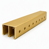 Pièces d'extrusion CNC en aluminium, composants de profilés sur mesure, usinage CNC de précision, finition de surface directe usine OEM