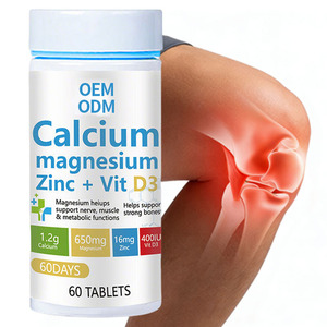Cápsulas Premium de <span class=keywords><strong>Calcio</strong></span>, <span class=keywords><strong>Magnesio</strong></span> <span class=keywords><strong>y</strong></span> <span class=keywords><strong>Zinc</strong></span> con Vitamina D3, Apoyo <span class=keywords><strong>para</strong></span> la Salud Ósea, Cuidado Dental, Refuerzo Inmunológico, Recuperación Muscular - Product Image 1