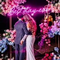 Letreros de Neón Personalizados 2023, Tiras LED Flexibles de 12V para Decoración de Bodas, Hogares, Paredes, Empresas y Parques