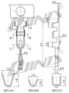 ג 'ינדה <span class=keywords><strong>SZN</strong></span>-T 1.5 מ "מ המגרש לחץ קר לחץ קר ראש רסיסים - Product Image 3