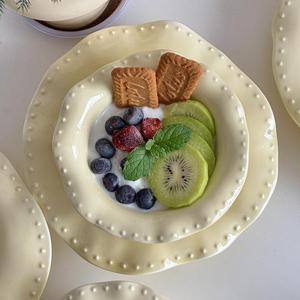 Assiette à dîner en céramique Plats de pâtes irréguliers Pain Fruits de mer Dessert Salade de fruits Plateau de service Bol à soupe Ensemble de vaisselle de restaurant - Product Image 4