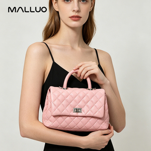 Nouveau <span class=keywords><strong>Sac</strong></span> à Bandoulière de Luxe pour Femme en <span class=keywords><strong>Cuir</strong></span> Véritable Haut de Gamme, Motif Grille Diamantée Caviar, <span class=keywords><strong>Sac</strong></span> à Chaîne Porté Épaule ou Croisé - Product Image 3