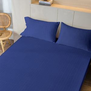 Drap de lit en coton et fibres d'argent 400TC, toutes saisons, écologique, bien-être naturel, pour hôtel et maison, couvre-lit uni - Product Image 3