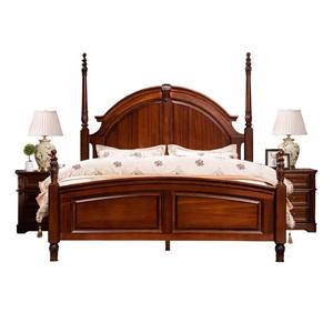 <span class=keywords><strong>Letto</strong></span> matrimoniale Shengdibojue in stile country americano, set di mobili in legno massello per camera da <span class=keywords><strong>letto</strong></span>, <span class=keywords><strong>letto</strong></span> matrimoniale vintage con colonne romane da 1,8 m - Product Image 1