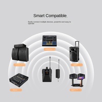 Microphone Lavalier Sans Fil avec Connecteur XLR, Réduction du Bruit, Idéal pour Enseignants, Caméras, Photographie, Ordinateurs, Scène et Discours