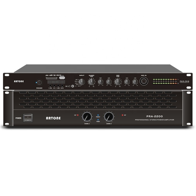 Professional Audio PRA-2300 Power Amplifier with Mixer